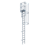 Echelle crinoline 4000 mm - Sortie marchette et portillon