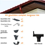 Kit 3m 1 versant / Acier / développé 250