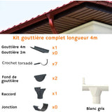 Kit 3m 1 versant / Acier / développé 250
