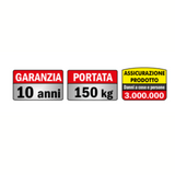 Escabeau professionnel SCA1990 4 marches Largeur 50 hors norme