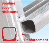 Escabeau télescopique norme bâtiment Ht travail 2.95 m à 3.48m - vous travaillez sur la plateforme à 3 hauteurs en sécurité - Gamme éco 1980/06 - Ami-hauteur.com