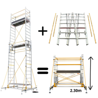2 échafaudage télescopique en 1 - TO 6.2 / TO 2.3