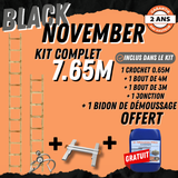 Echelle de toit en bois - Kit 7m (4m+ 3m + jonction) + 1 bidon de démoussage gratuit