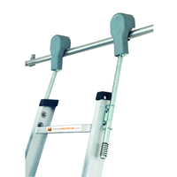 Échelle de rayonnage professionnelle à roulettes sur rail - Ami-hauteur.com