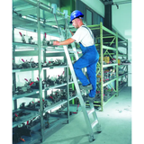 Échelle de rayonnage professionnelle à roulettes sur rail - Ami-hauteur.com