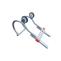 Crochet avec demi-jonction pour échelle de toit bois en alu longueur 0,65 m