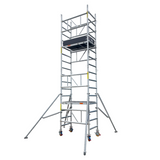 Mini échafaudage roulant Mini-Tower – hauteur de travail 5,70m – vue 3/4