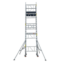Mini échafaudage roulant Mini-Tower – hauteur de travail 6,94 m – vue de face