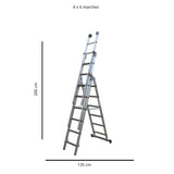 Échelle transformable 4 plans DAMA 4 – Polyvalence maximale et performance professionnelle