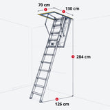 Escalier Escamotable ECOWOOD 40  "Etanchéité à l'air renforcé"