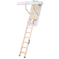 Escalier escamotable ECOTOP "Entièrement monté avec rampe"