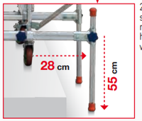 Accessoire barres stabilisatrices + escalier (2 uités)