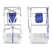 Garde-corps articulé en aluminium Ø 25 mm de la plateforme Mini Fly