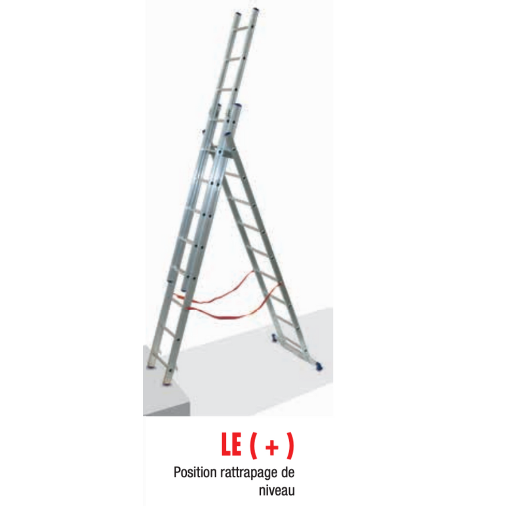Echelle transformable 2 plans / 2 x 10 échelons / 2m86 - 4m54 – Ami ...