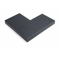 Angle 90° de couvertine aluminium 270 mm gris ardoise