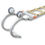 Crochet avec demi-jonction pour échelle de toit bois en alu longueur 0,65 m