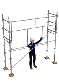 Pose du garde-corps de montage en sécurité depuis le plancher inférieur, F3000