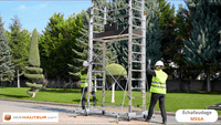 Echafaudage Télescopique à corde 6,20 m - MEGA 3 - vue 8