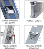 Échelle 2 plans - Gamme premium à corde - 4,13m/7,11m - vue 2