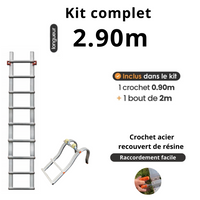 Echelle de toit à crochet - tout aluminium - Ami-hauteur.com