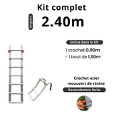 Echelle de toit à crochet - tout aluminium - Ami-hauteur.com