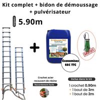 Echelle de toit à crochet - tout aluminium - Ami-hauteur.com