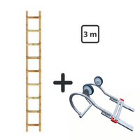 Echelle de toit bois 3m - Ami-hauteur.com
