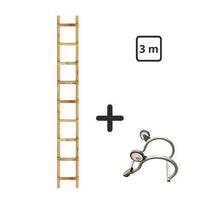 Échelle de toit en bois  - 3 m / Défaut de fabrication - Ami-hauteur.com