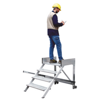 Échelle escabeau 4 marches sans rampe largeur 60 cm - Ami-hauteur.com
