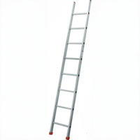 Échelle simple aluminium à échelons sans stabilisateur - Ami Hauteur