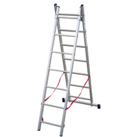 Echelle transformable 2 plans / 2 x 7 échelons / 2m02 - 3m14 - Ami-hauteur.com