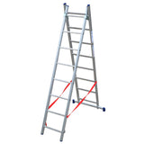 Echelle transformable 2 plans / 2 x 8 échelons / 2m30 - 3m70 - Ami-hauteur.com