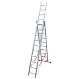 Echelle transformable 3 plans / 3 x 10 échelons / 2m86 - 6m22 - Ami-hauteur.com