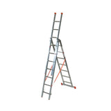 Échelle transformable - 3 plans / 3 x 7 échelons / 2m33 - 5m02 - Ami-hauteur.com