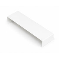 Éclisse de couvertine aluminium 270 mm blanc RAL 9010
