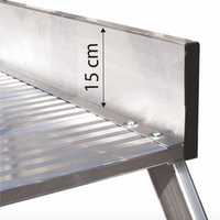 Escabeau plateforme 2 marches avec rampe largeur 80 cm - Ami-hauteur.com