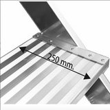 Escabeau plateforme 2 marches avec rampe largeur 80 cm - Ami-hauteur.com