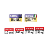 Escabeau plateforme 2 marches avec rampe largeur 80 cm - Ami-hauteur.com