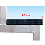 Escabeau professionnel 2 marches - Hauteur 0,46m - Largeur 62 - Ami-hauteur.com