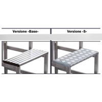 Escabeau professionnel 2 marches - Hauteur 0,46m - Largeur 62 - Ami-hauteur.com