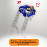 Escabeau aluminium 4 marches 120 mm