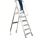 Escabeaux sécurisés professionnels 4 marches -Hauteur de travail : 2,93 m - vue 2