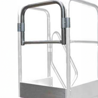 Garde-corps frontal largeur 60 cm pour échelle escabeau