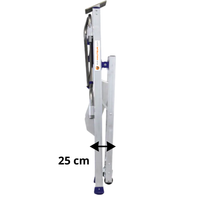 Plateforme Mini Fly repliée, largeur 25 cm