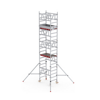 Petit échafaudage roulant alu MI-TOWER - Ht travail 6,20 m