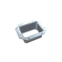 Moignon aluminium rectangulaire 60 × 80 pour gouttière
