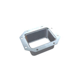 Moignon aluminium rectangulaire 60 × 80 pour gouttière
