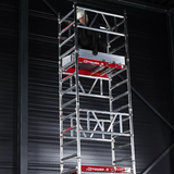 Petit échafaudage roulant alu MI-TOWER - Ht travail 5,20 m - Ami-hauteur.com
