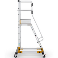 Plateforme de rayonnage et de stockage non pliable - hauteur travail 3,5 m - Ami-hauteur.com