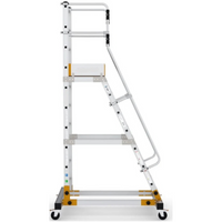 Plateforme de rayonnage et de stockage non pliable - Hauteur travail 4 m - Ami-hauteur.com